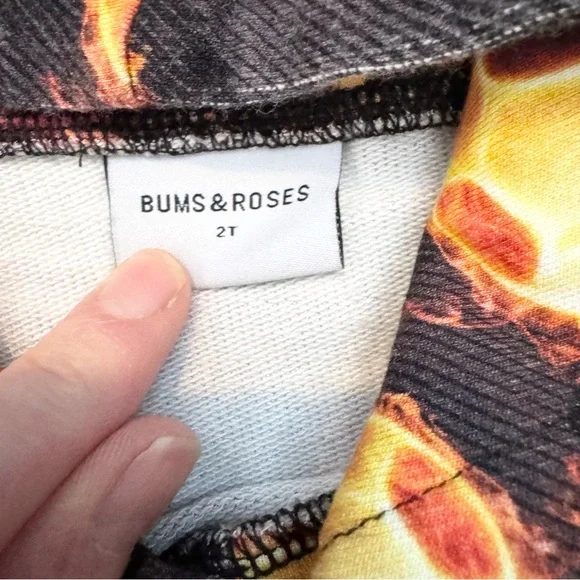 BUMS AND ROSES Blazing Goals NATURAL BAMBOO Hooded T-Shirt & Shorts Set 2T - Picture 4 of 7